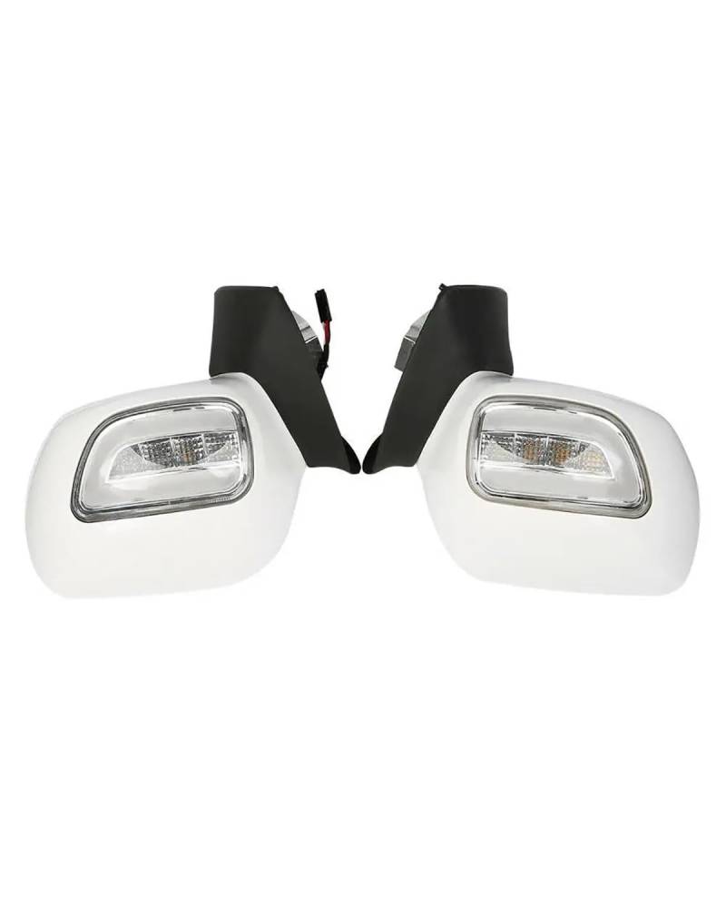 Motorrad-Rückspiegel für Goldwing 1800 GL1800 F6B 2013 2014 2015 2016 2017 Motorrad-Rückspiegel mit LED-Blinkern, Motorrad-Rückspiegel (weiß und klar) von PJJUHS