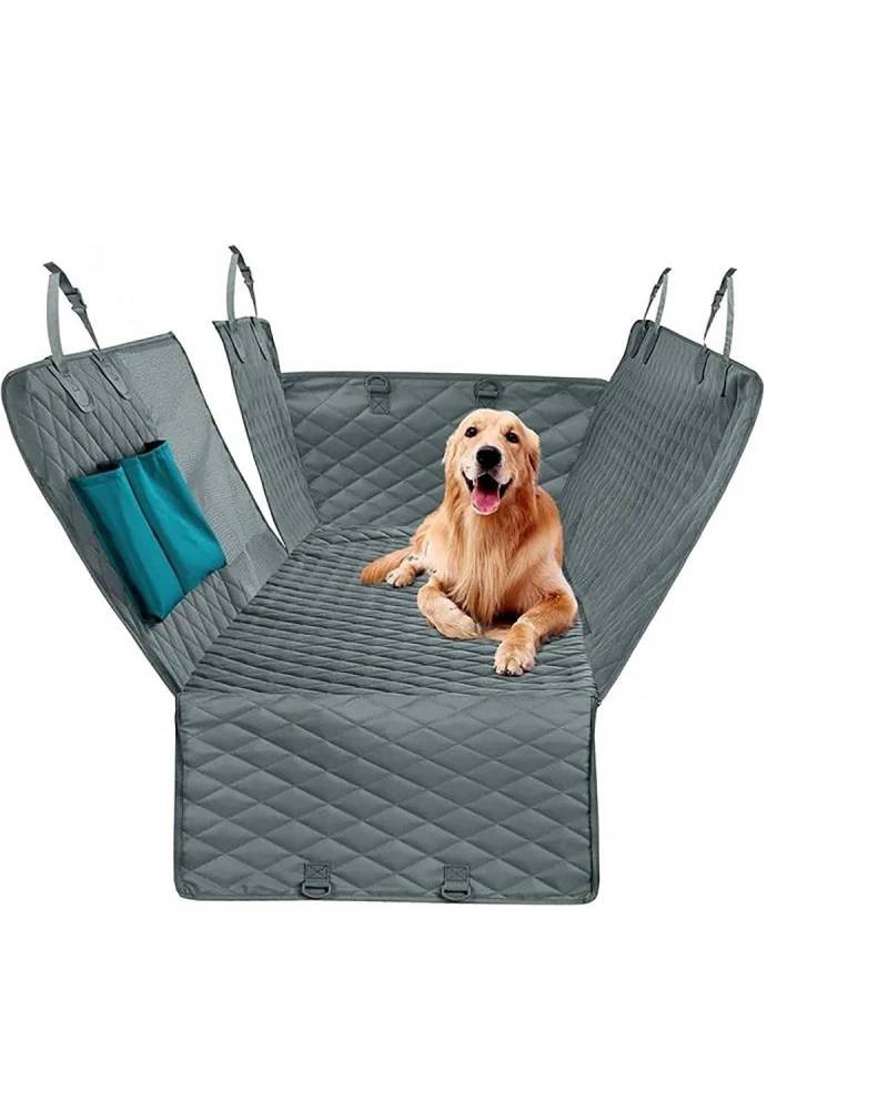 PJJUHS Hunde Autositz Haustier Auto Für Sitz Abdeckung Stamm Fall Hund Auto Matte Transporter Matte Wasserdicht Atmungsaktive Mesh Hängematte Hund Auto Stamm Hundesitz Auto(Grey Open mesh,137x147CM) von PJJUHS