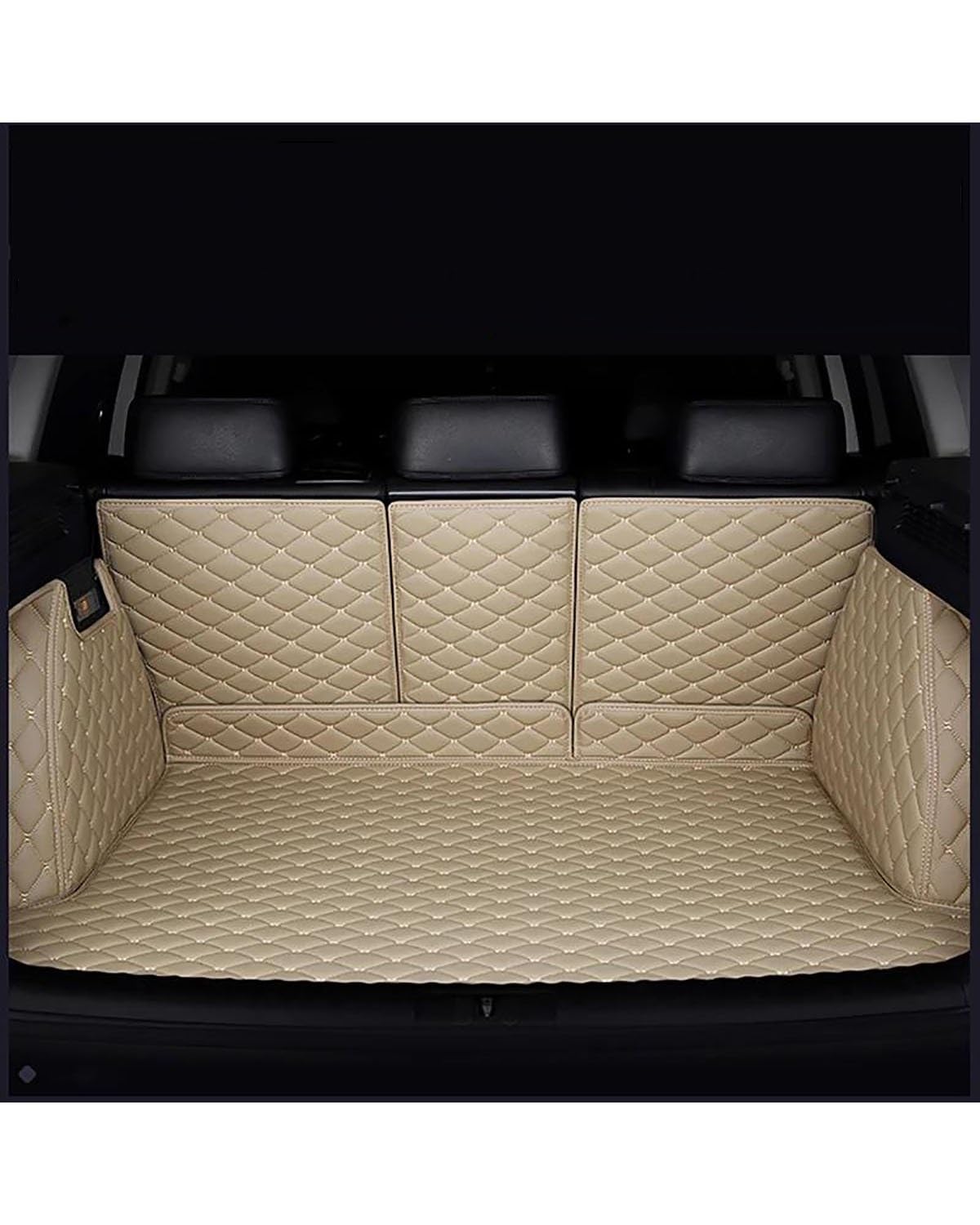 PJJUHS Kofferraumwannen für BMW, X3, X1, X4, X5, X6, X7, E70, vollständiger Schutz für Kofferraum, Kofferraumwanne, Beige von PJJUHS