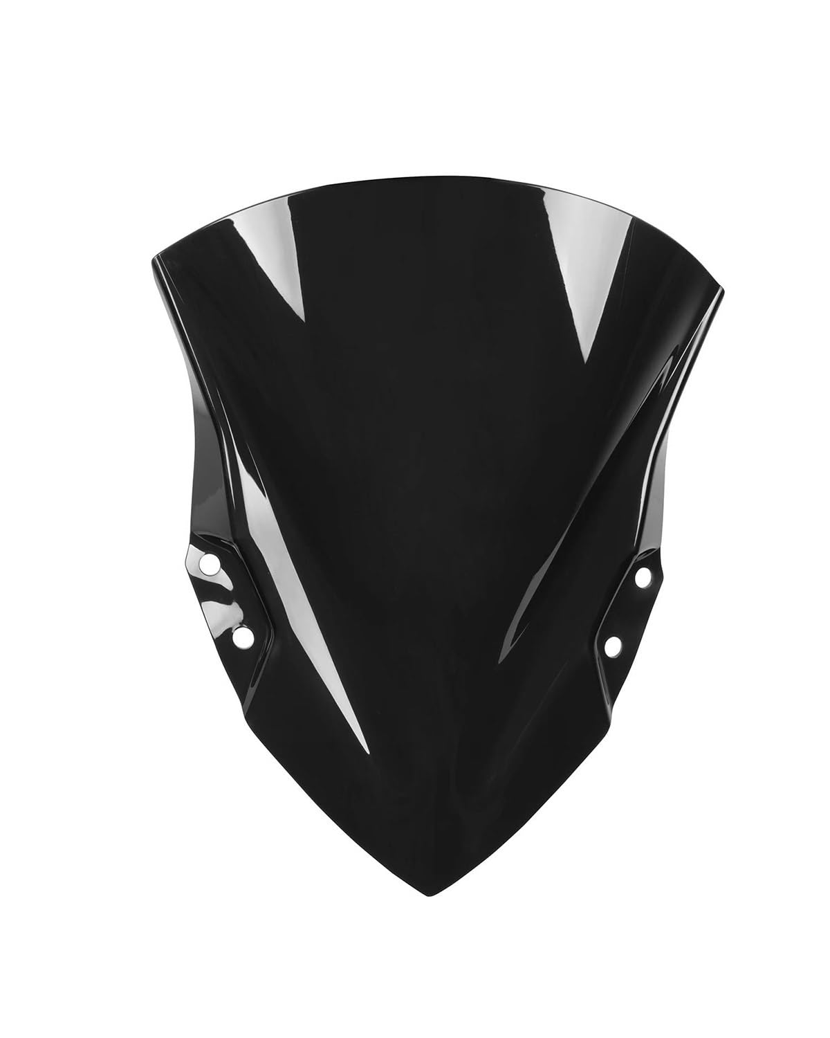 Windschild Motorrad Für 2018 2019 2020-2023 Für Ninja 250 400 Ninja400 Motorrad PC Kunststoff Windschutzscheibe Windschutzscheibe Schallwand Windabweiser Motorrad Windschild(Smoke) von PJJUHS