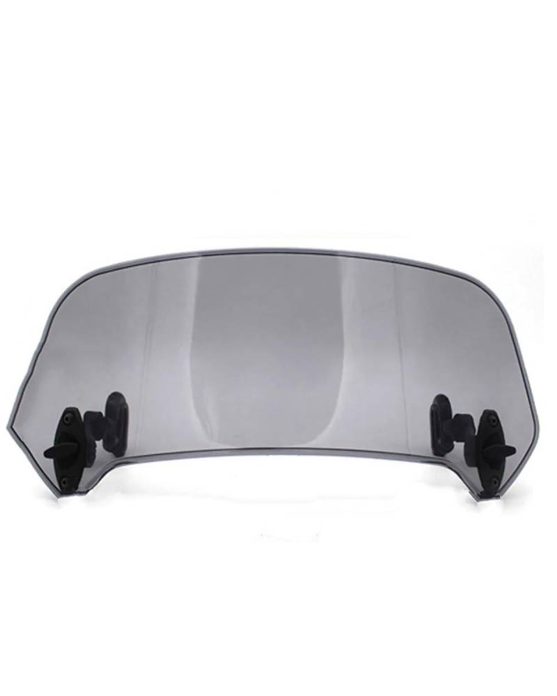 Windschild Motorrad Für Alle Motorradmodelle Universelle Windschutzscheibenverlängerung Für Motorräder Einstellbarer Spoiler Clamp-On Windschutzscheibenabweiser Geeignet Motorrad Windschild(Big size B von PJJUHS