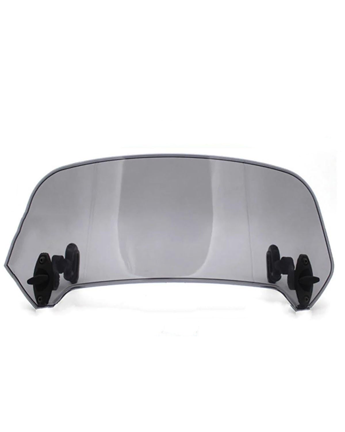 Windschild Motorrad Für Alle Motorradmodelle Universelle Windschutzscheibenverlängerung Für Motorräder Einstellbarer Spoiler Clamp-On Windschutzscheibenabweiser Geeignet Motorrad Windschild(Small size von PJJUHS