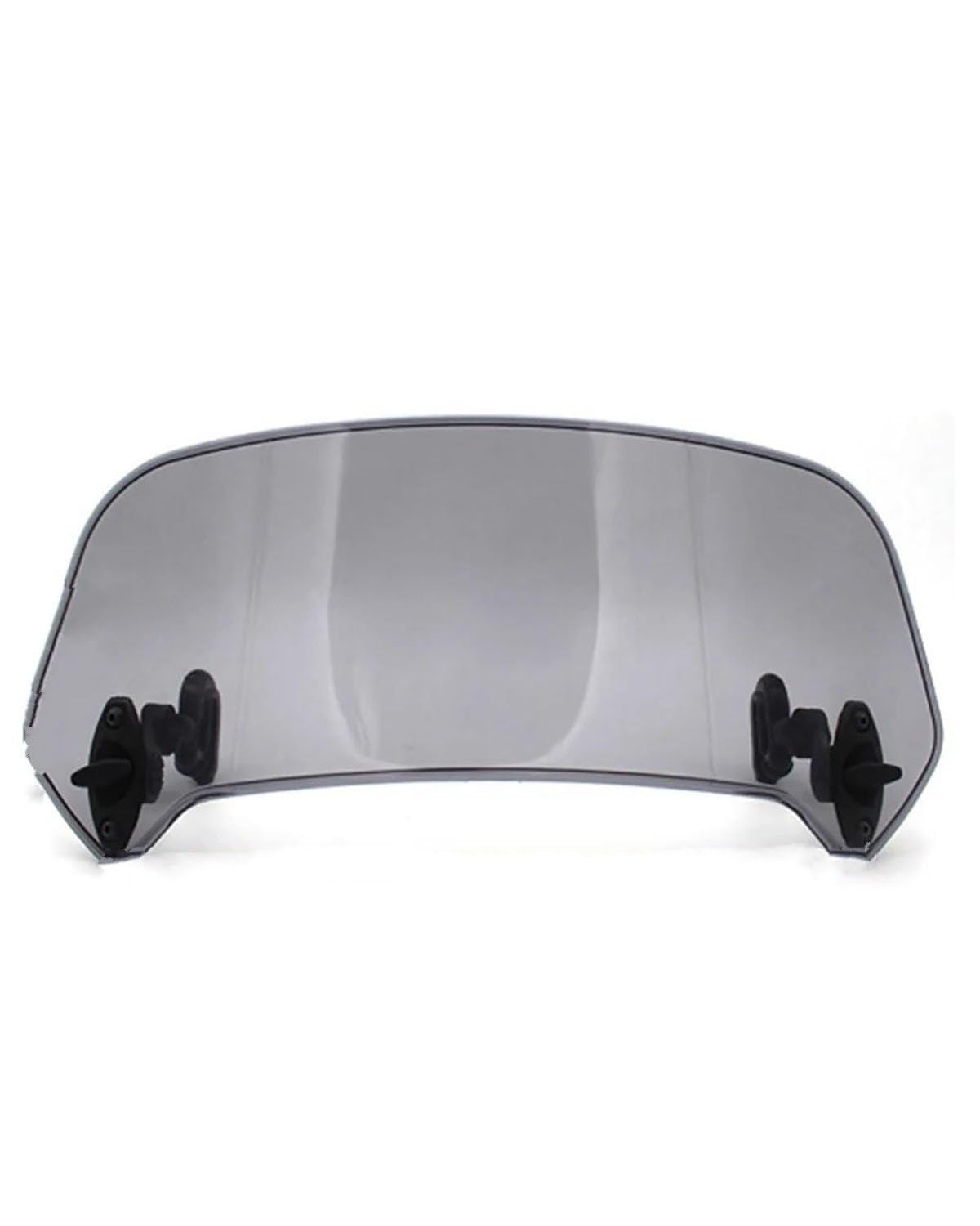 Windschild Motorrad Für Alle Motorradmodelle Windschutzscheibenverlängerung Verstellbarer Spoiler Clamp-On Windschutzscheibenabweiser Geeignet Motorrad Windschild(Big Size B) von PJJUHS