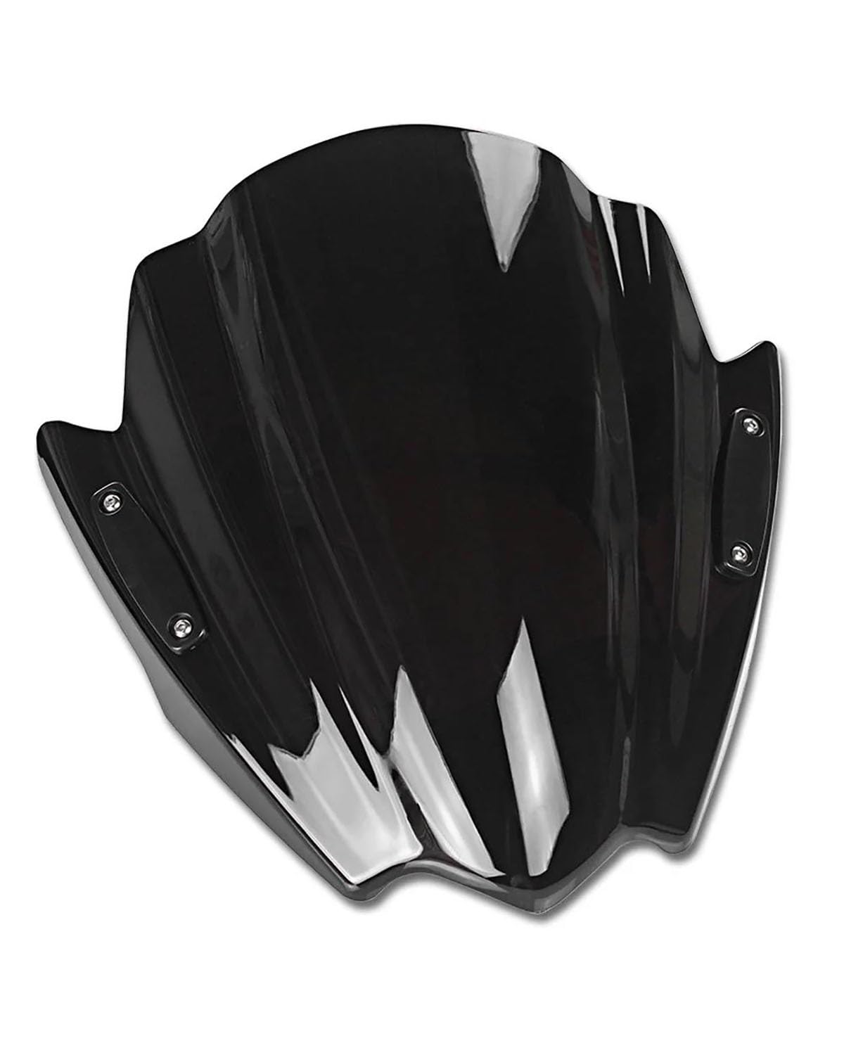 Windschild Motorrad Für Benelli Für Suzuki FZ6 Parabrisas Moto Universal Motorrad Windschutzscheibe Windschutz Lenker Motorrad Windschild(Black) von PJJUHS