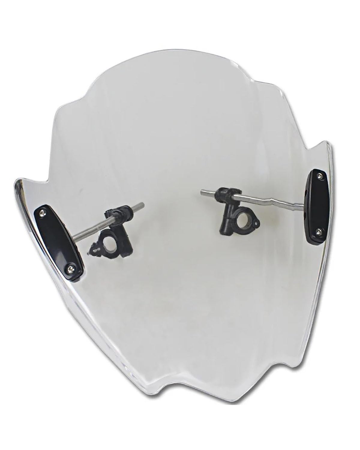 Windschild Motorrad Für Benelli Für Suzuki FZ6 Parabrisas Moto Universal Motorrad Windschutzscheibe Windschutz Lenker Motorrad Windschild(Clear) von PJJUHS