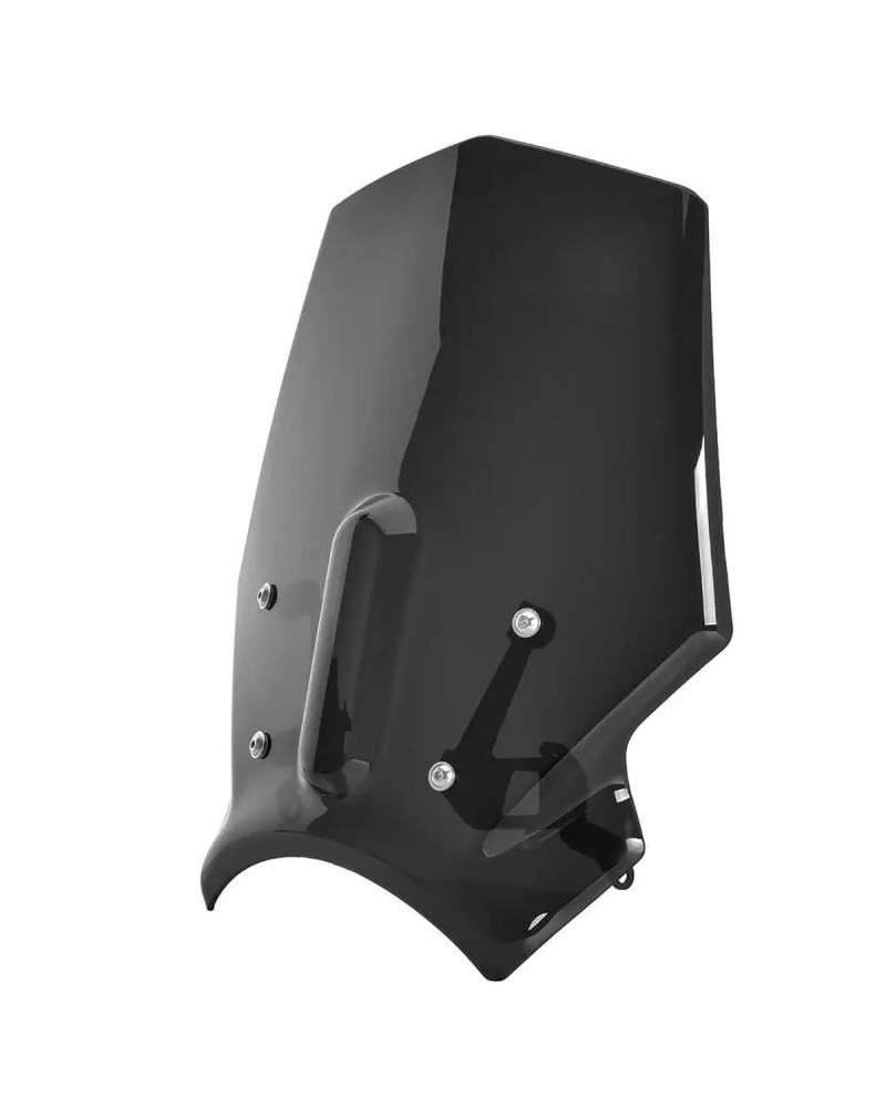 Windschild Motorrad Für CB125R Für CB250R Für CB300R Für NEO Sports Cafe 2018-2022 Windschutzscheibe Windschutzscheibe Windabweiser Mit Halterung Motorradteile Motorrad Windschild(Smoke) von PJJUHS