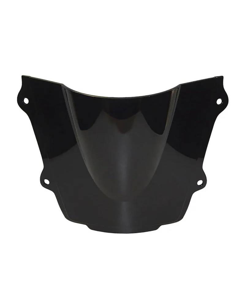 Windschild Motorrad Für CBR600RR Für CBR Für 600 Für RR 2013 2014 2015 2016 Motorrad Double Bubble Windschutzscheibe Windschutzscheibe Schild Motorrad Windschild(Black) von PJJUHS