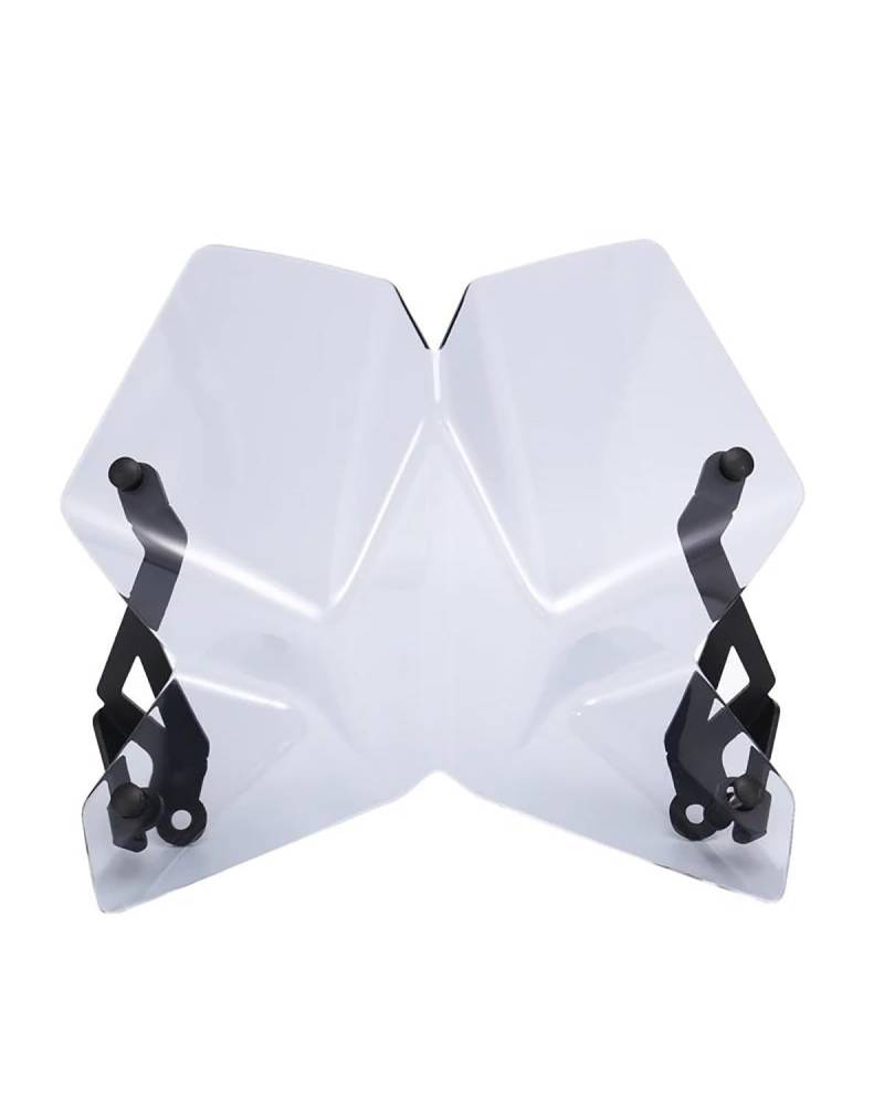 Windschild Motorrad Für Super Für 1290 Superduke R 2020 2021 2022 Motorrad Windschutzscheibe Windschutzscheibe Bildschirm Schild Windabweiser Motorrad Windschild(Grey) von PJJUHS