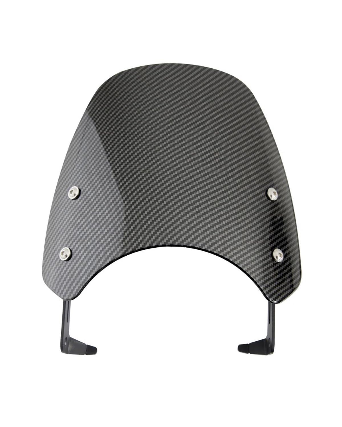 Windschild Motorrad Für Triumph Für Bonneville Scrambler 1200 XC XE Werden 2019-2023 1200XC Windabweiser Schild Bildschirm Motorrad Windschutzscheibe Windschutz Motorrad Windschild(Carbon Fiber Look) von PJJUHS