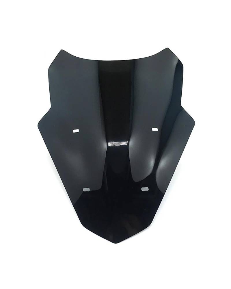 Windschild Motorrad Für Yamaha Für NMAX155 Für NMAX 125 2020 2021 2022 Motorradzubehör Sport Windschutzscheibe Visier Windabweiser Windschutzscheibe Motorrad Windschild(Black) von PJJUHS