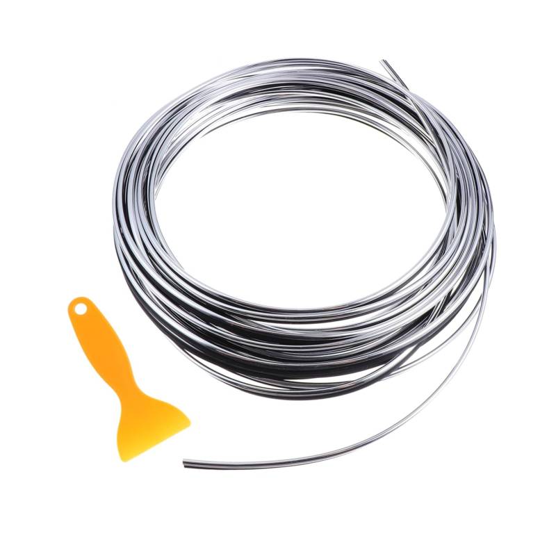 PLAFOPE 10M Auto Innenraum Dekorationsstreifen Trim Strip Füllstreifen Flexibel Zierleisten Für Auto Innenverkleidung Und Gap Filler Moulding Line Accessory von PLAFOPE