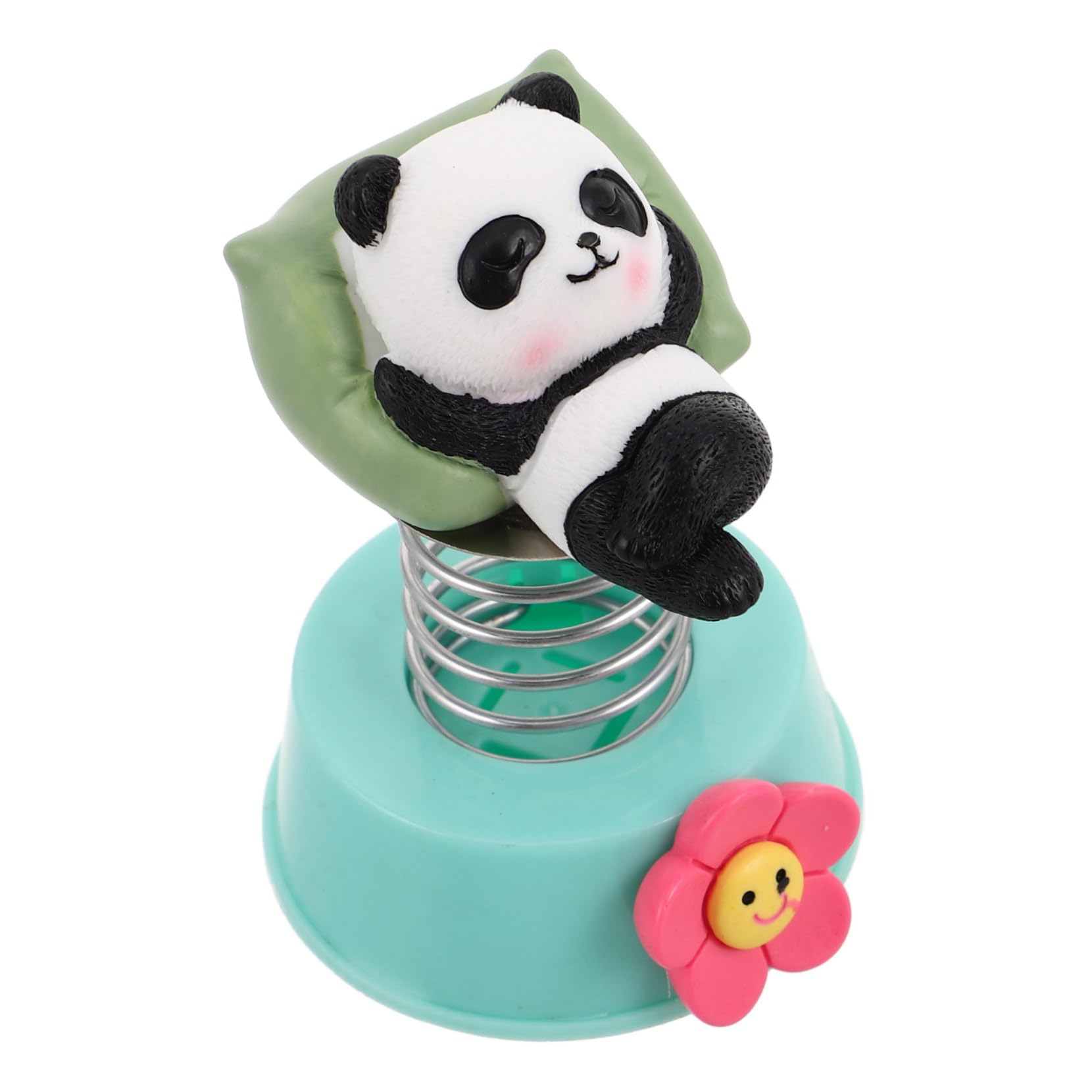 PLAFOPE Panda-auto-armaturenbrett-statue, Frühlings-panda-auto-statue, Mini-panda-figur, Niedliches Autozubehör Für Auto, Heim- Und Bürodekoration von PLAFOPE