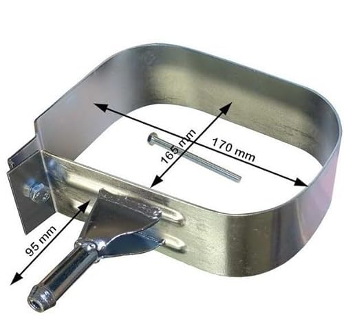 PLANET TECH Montagesatz Schalldämpfer PL4045 170mm 165mm Edelstahl von PLANET TECH