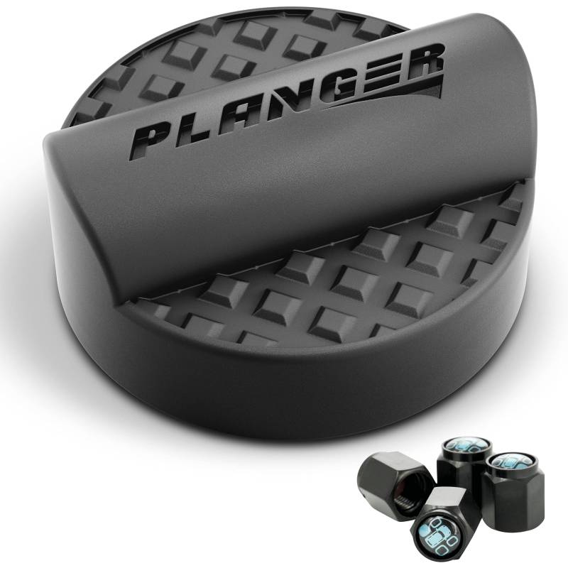 PLANGER® Wagenheber Gummiauflage Audi - (für einige Audi-Modelle) - Bruchsicher 3t (CURBY PAD flach + Radmarkierung, 1, Stück) von PLANGER