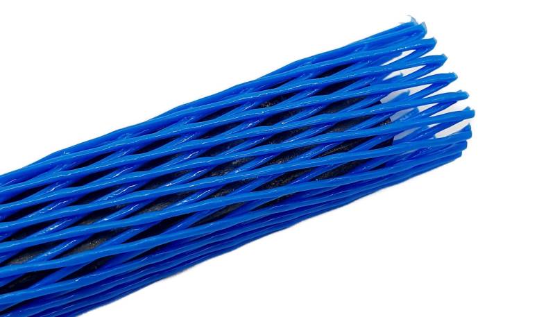 Ø15-25 mm KLAPPERSCHUTZ | FLASCHENSCHUTZ | SCHUTZNETZ FÜR Flaschen | 10 STÜCK | Blau von PLASTICWORLDSOLUTIONS