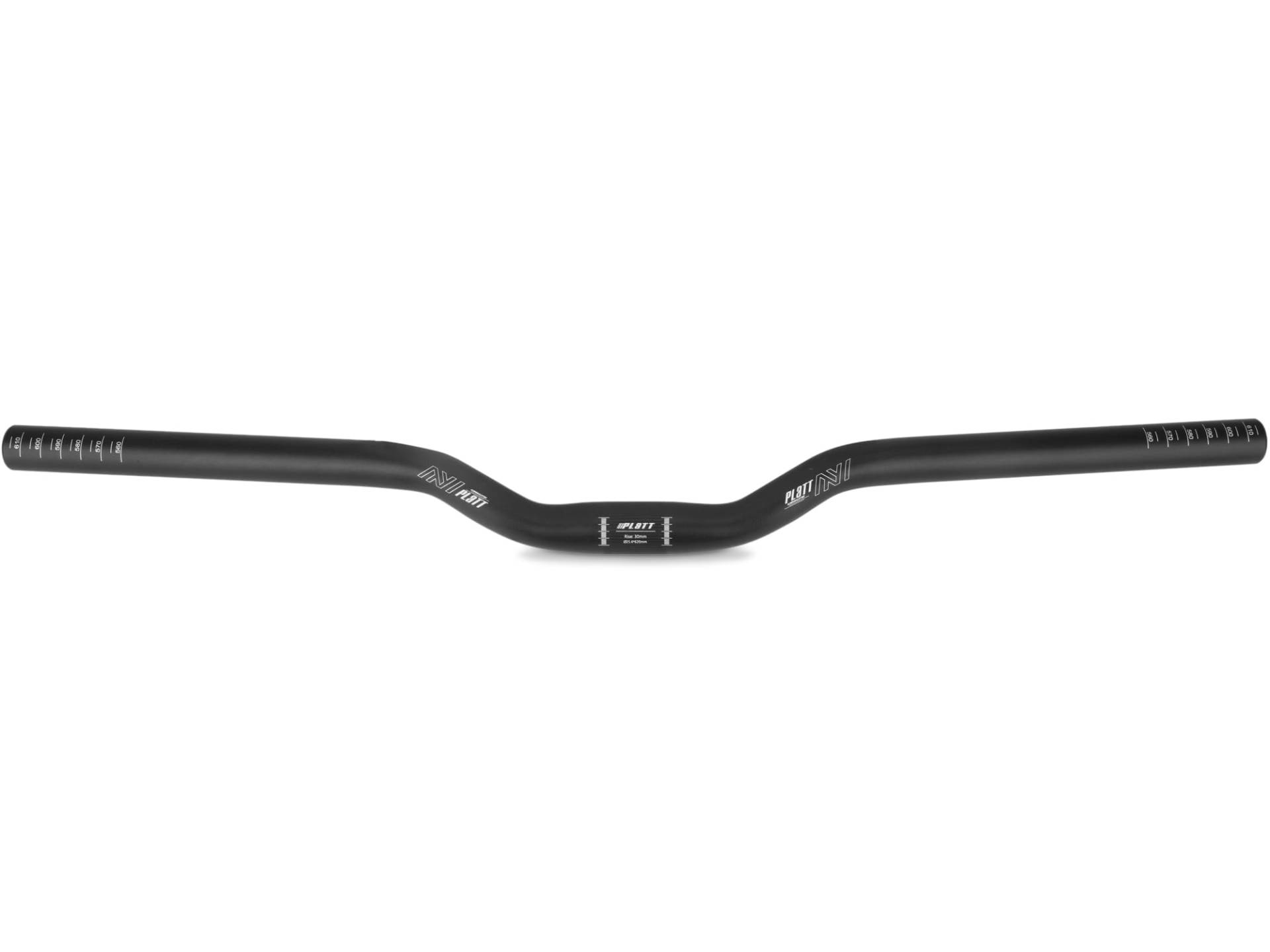 PLATT Fahrrad Lenker 25.4mm*620mm,mountainbike Fahrrad Riser Lenker aus leichter Aluminiumlegierung,ideal für MTB (30mm Höhe) von PLATT