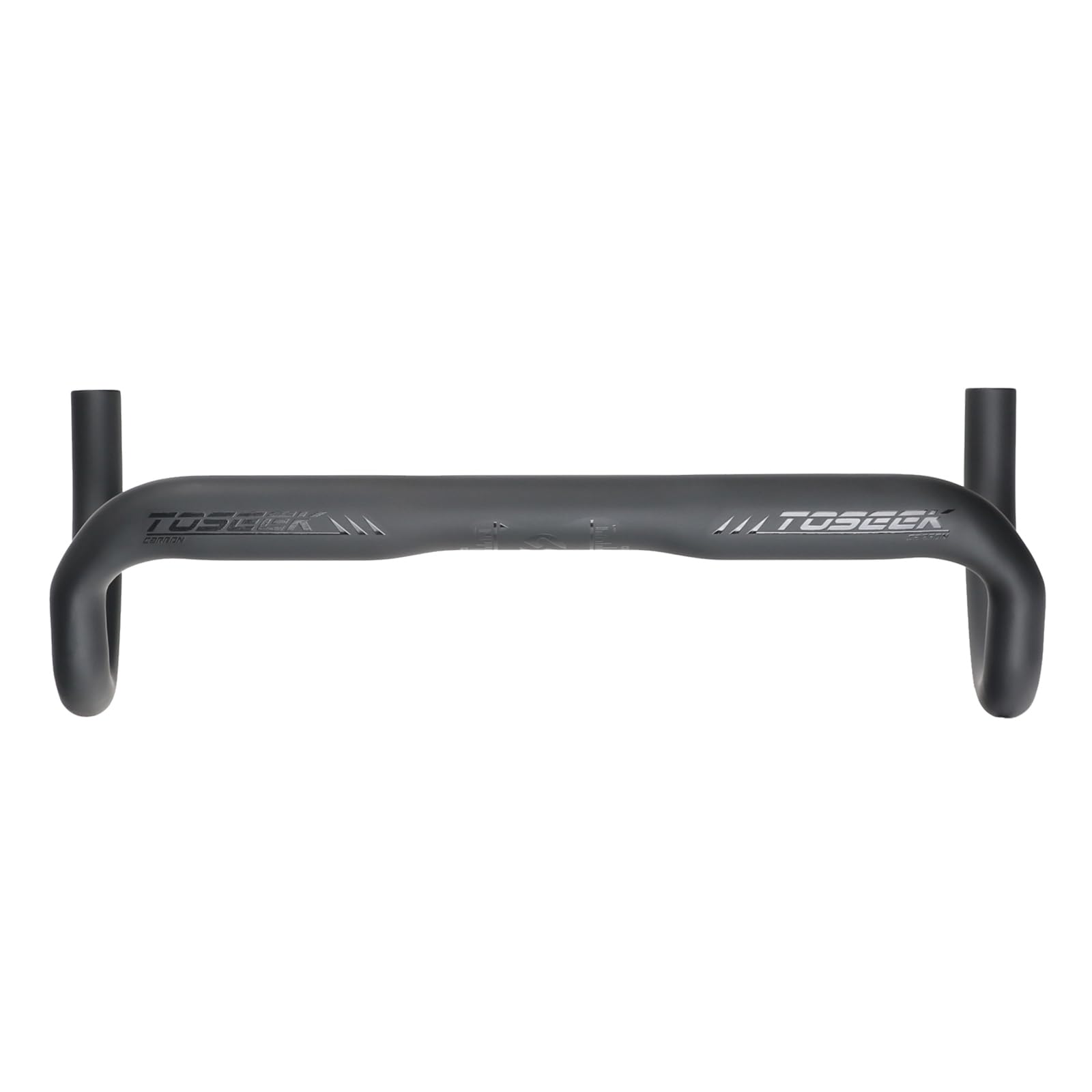 PLATTBK Rennrad Lenker Kohlefaser Drop Bars 31.8mm Leichte Fahrrad Lenker 380/400/420/440mm, Schwarz von PLATTBK