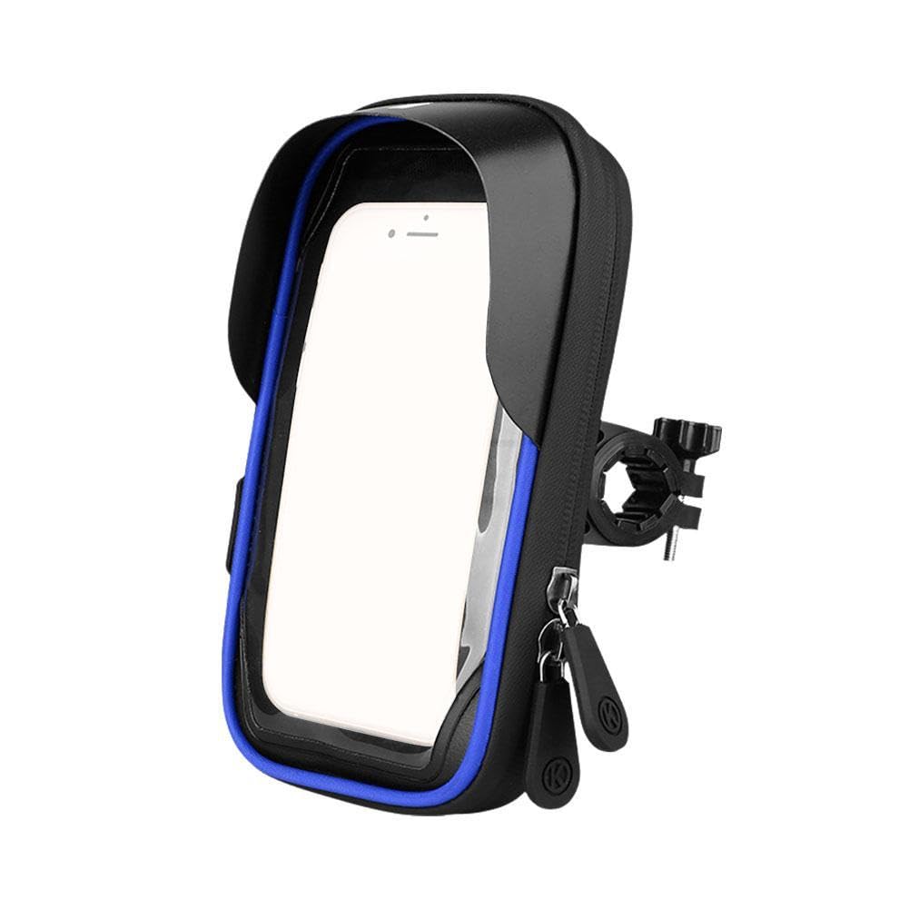 PLGEBR Wasserdichte Fahrradtasche, stoßfest, Motorrad, Reiten, Navigation, Bildschirmtasche, Handytasche, multifunktionaler Ständer, Telefon, B3G3 Ständer von PLGEBR