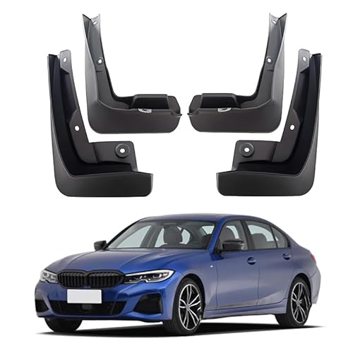 4 Stück Car Mudguard, für BMW 3 Series 2019-2024 Mudguard Shockproof UV Resistant Dirt Protection von PLIQAZVG