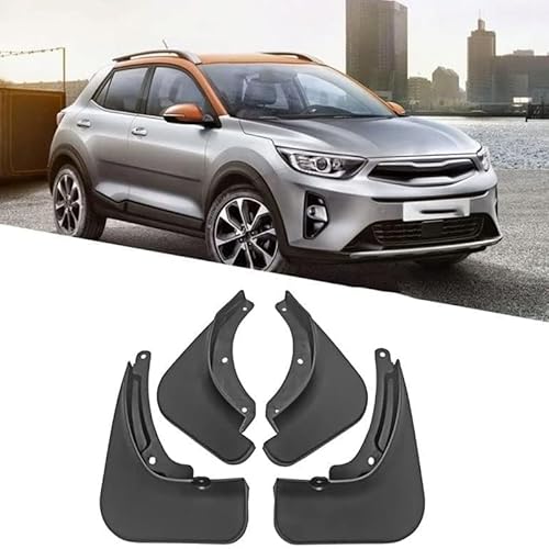 4 Stück Car Mudguard, für Kia Stonic 2017-2022 Mudguard Shockproof UV Resistant Dirt Protection von PLIQAZVG