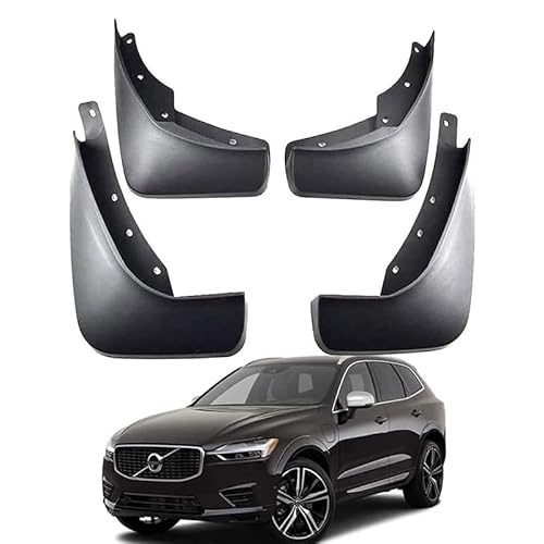 4 Stück Car Mudguard, für Volvo XC60 Sports R-Design 2018-2020 Mudguard Shockproof UV Resistant Dirt Protection von PLIQAZVG