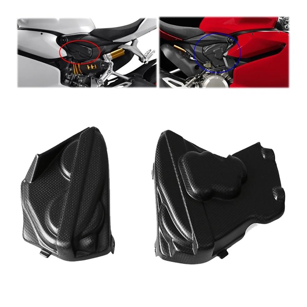 Motorrad Motor Statorabdeckung Motorrad Motor Abdeckungen Seite Abdeckung Verkleidung Motor Seite Abdeckungen Für Du&Cati Für Panigale 899 959 V2 Für Streetfighter V2 3K von PLIQVBN