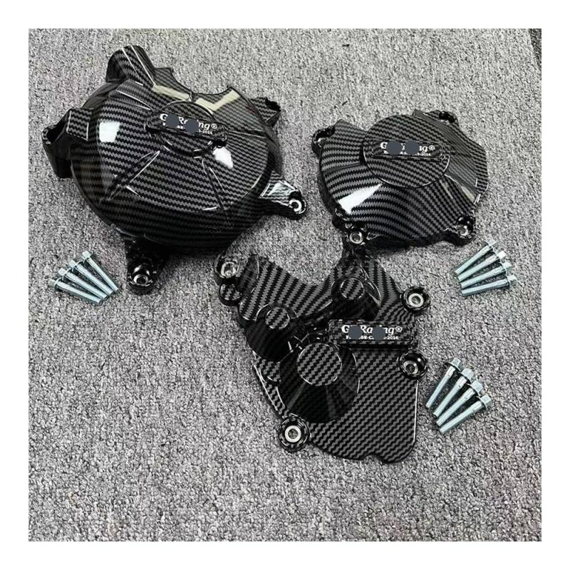 Motorrad Motor Statorabdeckung Motorrad Sekundärmotorabdeckung Schutzkit Fall Für KA&WASAKI ZX-6R 2007 2008 2013 2014 2015 2016 2017 2018 2019 2023 von PLIQVBN