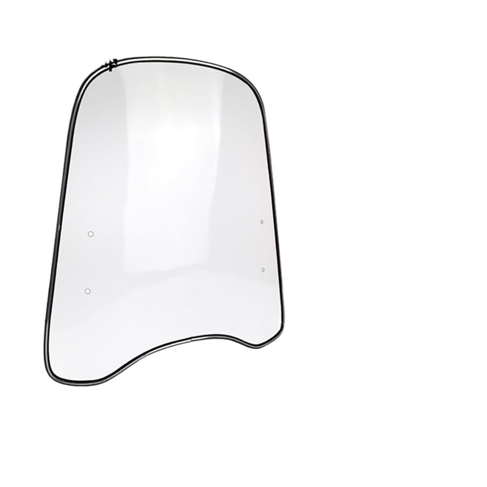 Motorrad Windabweiser 32 * 42,5 * 46 cm Motorrad-Windschutzscheibe Universal-Windschutzscheibe HD Transparente Verstellbare Windschutzscheibe von PLIQVBN