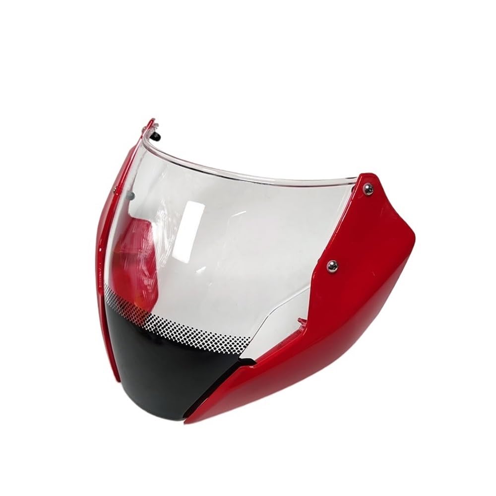 Motorrad Windabweiser Motorrad Frontverkleidung Windschutzscheibe Windschutz Visier Viser Frontscheibe Deflektor Fit Für Du&Cati Für Monster 797 821 1200S 2014-2023 von PLIQVBN