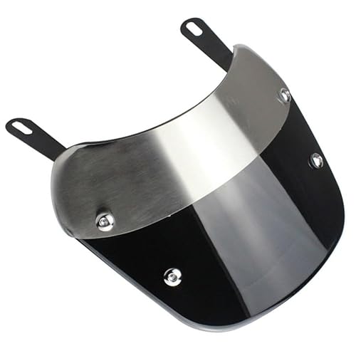 Motorrad Windabweiser Universal 5 "-9,45" Motorrad Scheinwerfer Windschutzscheibe Windabweiser Windschutzscheibe Für SU&ZUKI Für Für Yam&aha Für Ka&wasaki für Tr&iumph von PLIQVBN