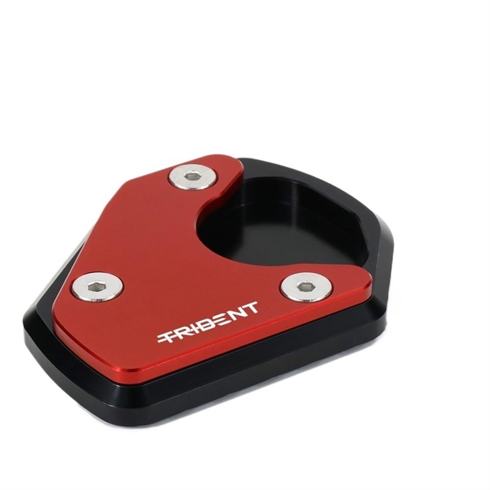 Seiten Ständer Vergrößern Platte Fit Für Tr&iumph Für Trident 660 2021-2022 Motorrad Kickstand Seite Fuß Stehen Enlarger Erweiterung Enlarger Pate Pad von PLIQVBN