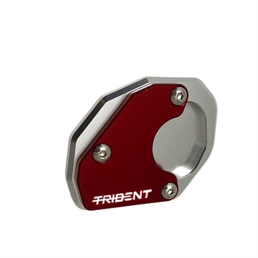 Seiten Ständer Vergrößern Platte Für Für Trident 660 2021 2022 Motorrad Aluminium Ständer Vergrößern Platte Fuß Seite Stehen Enlarger Erweiterung Unterstützung Pad von PLIQVBN