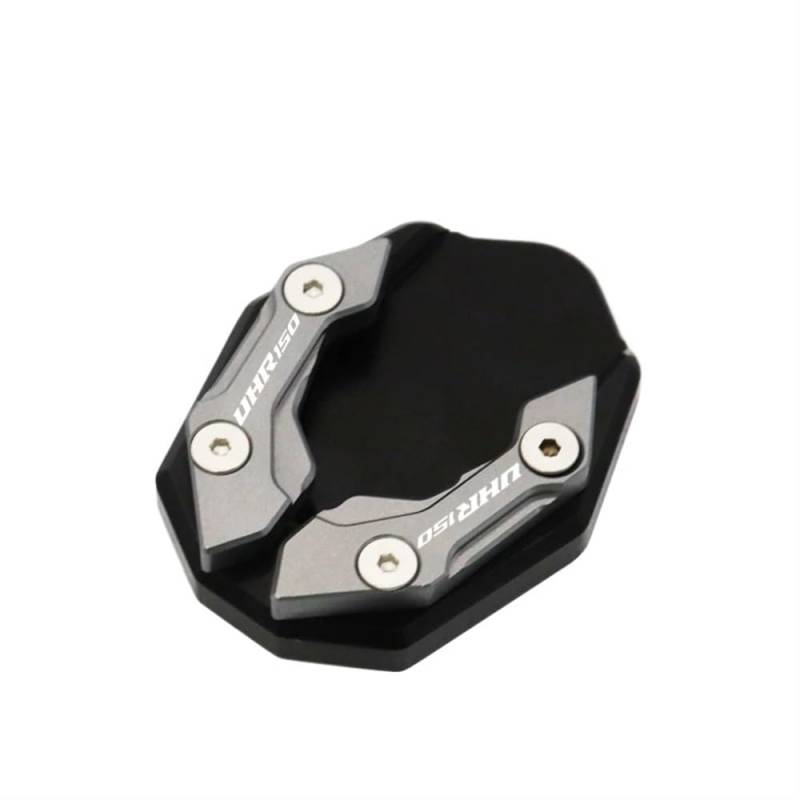 Seiten Ständer Vergrößern Platte Motorradzubehör CNC-Aluminium-Seitenständer-Vergrößerungsplatte Ständerverlängerung Für HA&OJUE UHR150 UHR125 Uhr 150 Uhr 125 von PLIQVBN