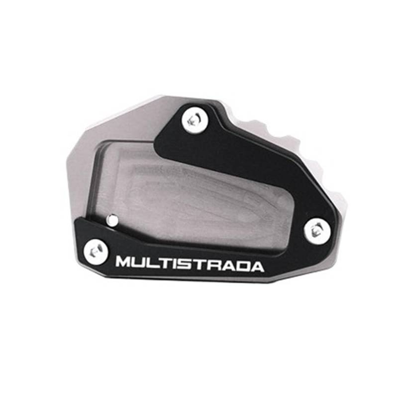 Seiten Ständer Vergrößern Platte Ständer Fuß Seite Ständer Verlängerung Pad Unterstützung Platte Für DU&Cati Für Multistrada 950 1100 1200 1200S 1200GT 1260 Zubehör von PLIQVBN