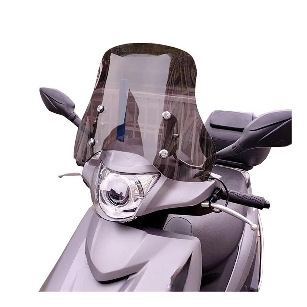 Tourenscheibe Motorrad Windschutzscheibe Windschutzscheibe ABS Windabweiser Windschutzscheibe Spoiler Für SU&ZUKI UU125 Uu125 von PLIQVBN