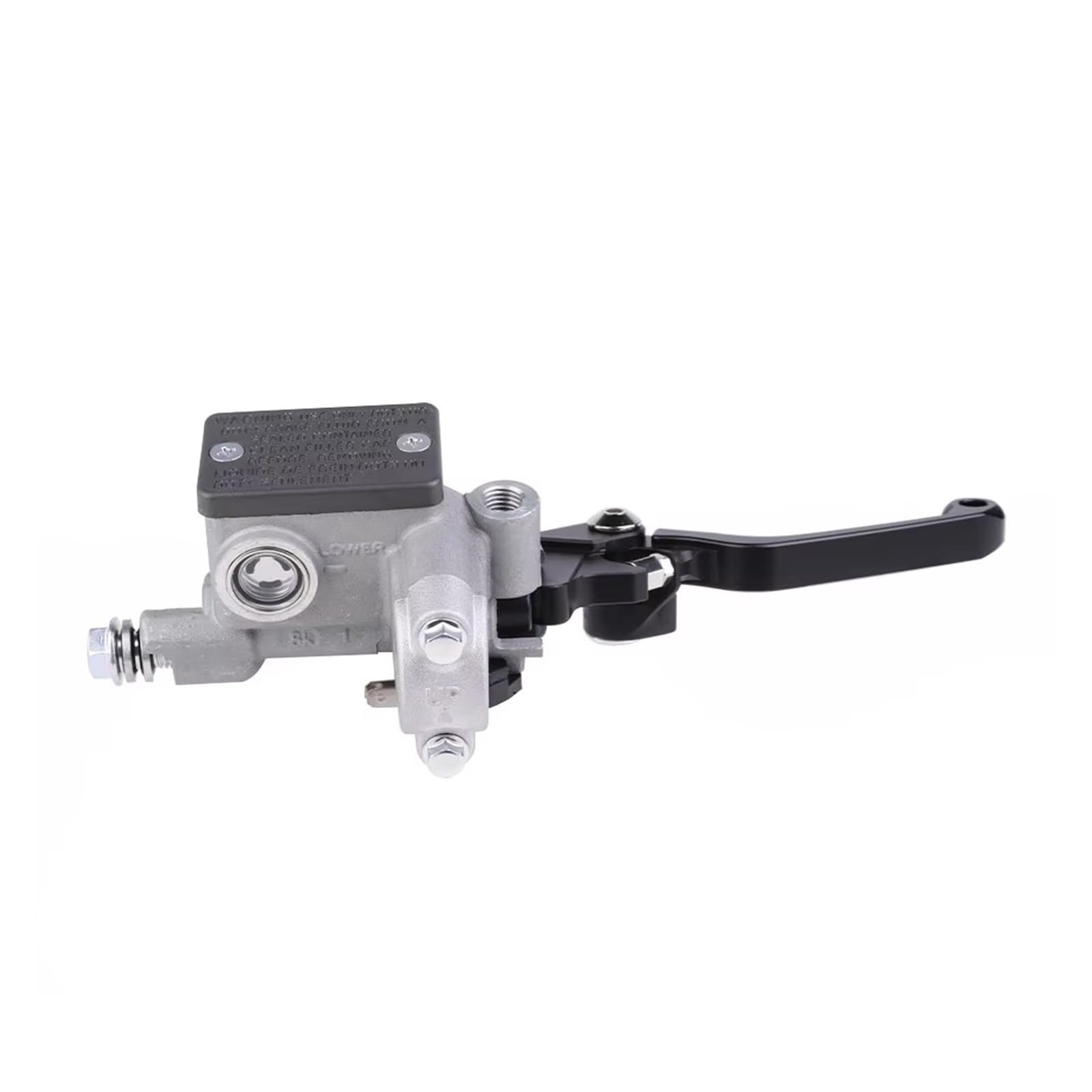 Bremskupplungshebel Für Kawasaki Für KLX140 Für KLX650 Für KLR650 Für KLX140L Motorrad Griff Bremshebel Hauptzylinder Pumpe Montage Bremsgriffhebel(Sliver Pump Lever) von PLKPVHVZNM