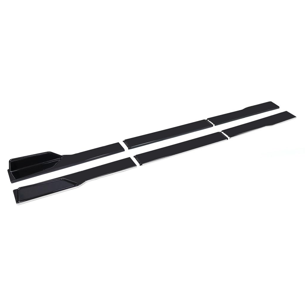 Auto Seitenschweller für Mazda CX-5 2017-2023,Rocker Splitter Side Winglet Wing Diffusor Karosserie Kit Canard Protector Zubehör,A4-White von PLOKIJUH