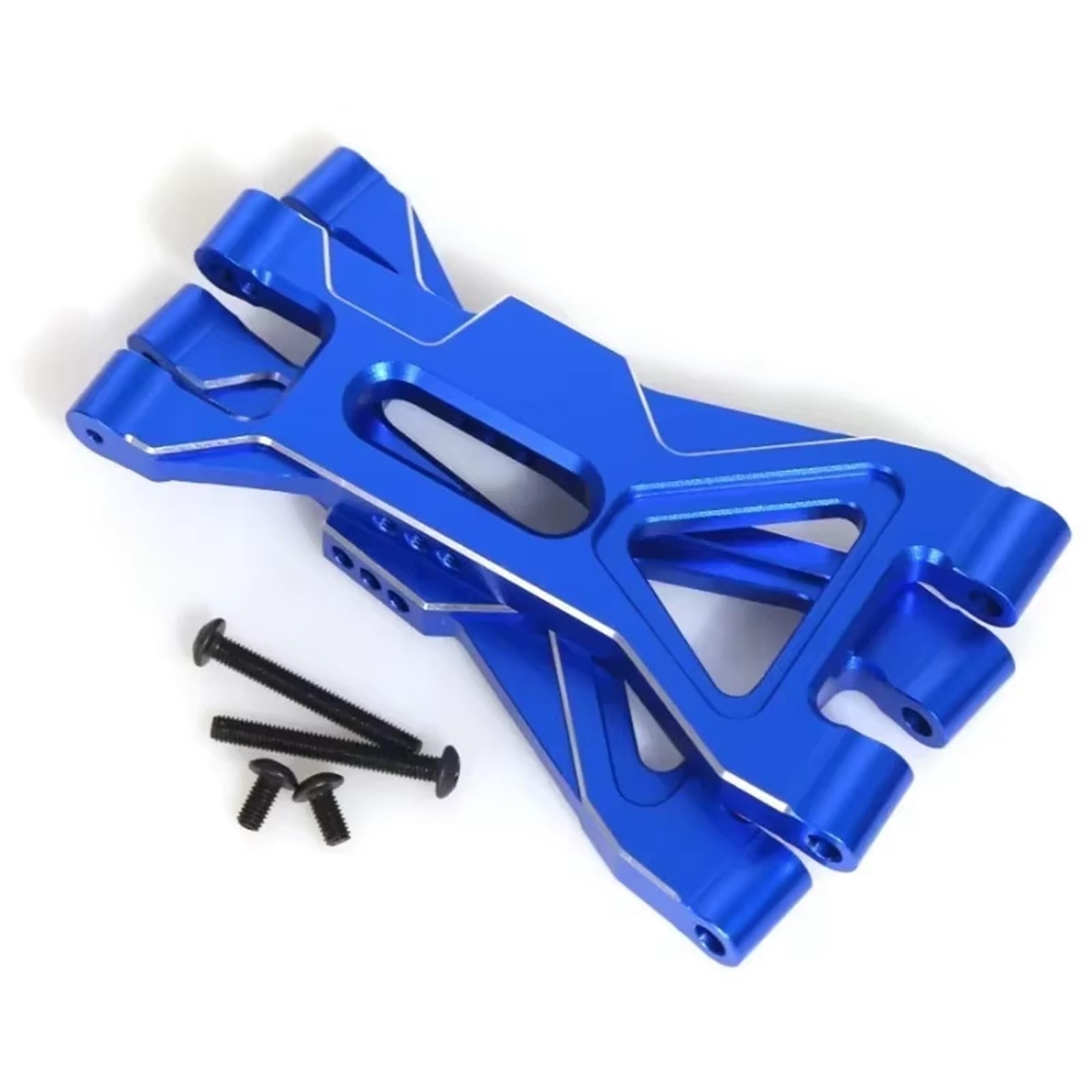 PLOQAZEH Für ARRMA Für ARA330750 Für Gorgon 2WD Für Monster Für Truck Für 1:10 RC Auto Upgrade Teile Hinten Arm Zubehör RC Autoteile(Blue) von PLOQAZEH