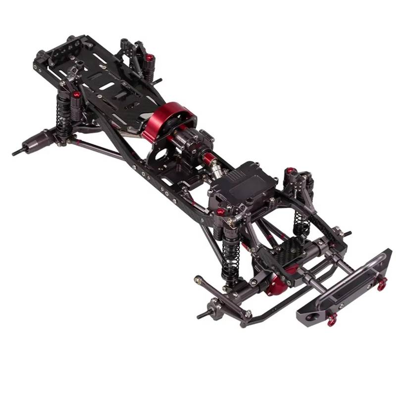 PLOQAZEH Für AXIAL Für SCX10 Für 1/10 RC Crawler Für Klettern Auto DIY Rahmen Kit CNC Aluminium RC Autoteile von PLOQAZEH