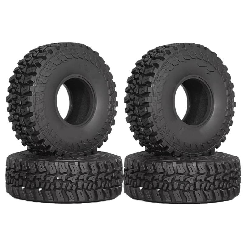 PLOQAZEH Für Axial Für SCX10 Pro Für Capra Für Traxxas Für TRX4 Für D90 Für Redcat 1/10 120 Mm 1,9 Zoll Reifenrad Aus Weichem Gummi RC-Crawler-Auto-Upgrade-Teile RC Autoteile von PLOQAZEH