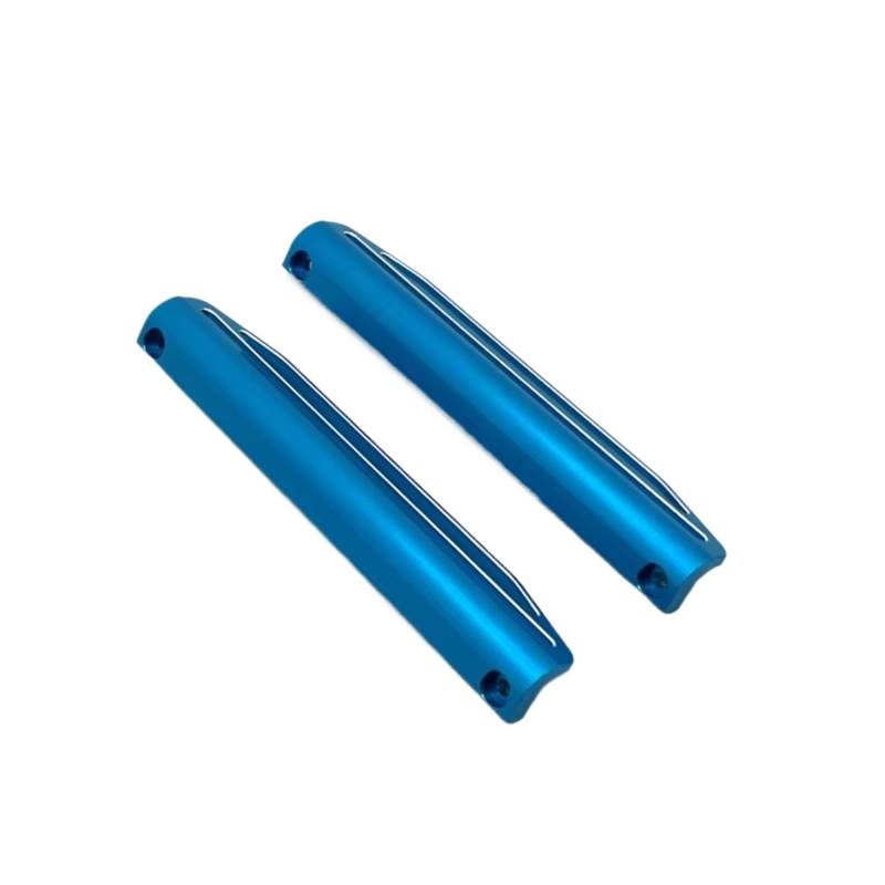 PLOQAZEH Für MJX 10208 1/10 Metallseitenschutzsatz RC-Auto-Upgrade-Teile Zubehör Fernbedienung Auto-Ersatzteile RC Autoteile(Blue) von PLOQAZEH