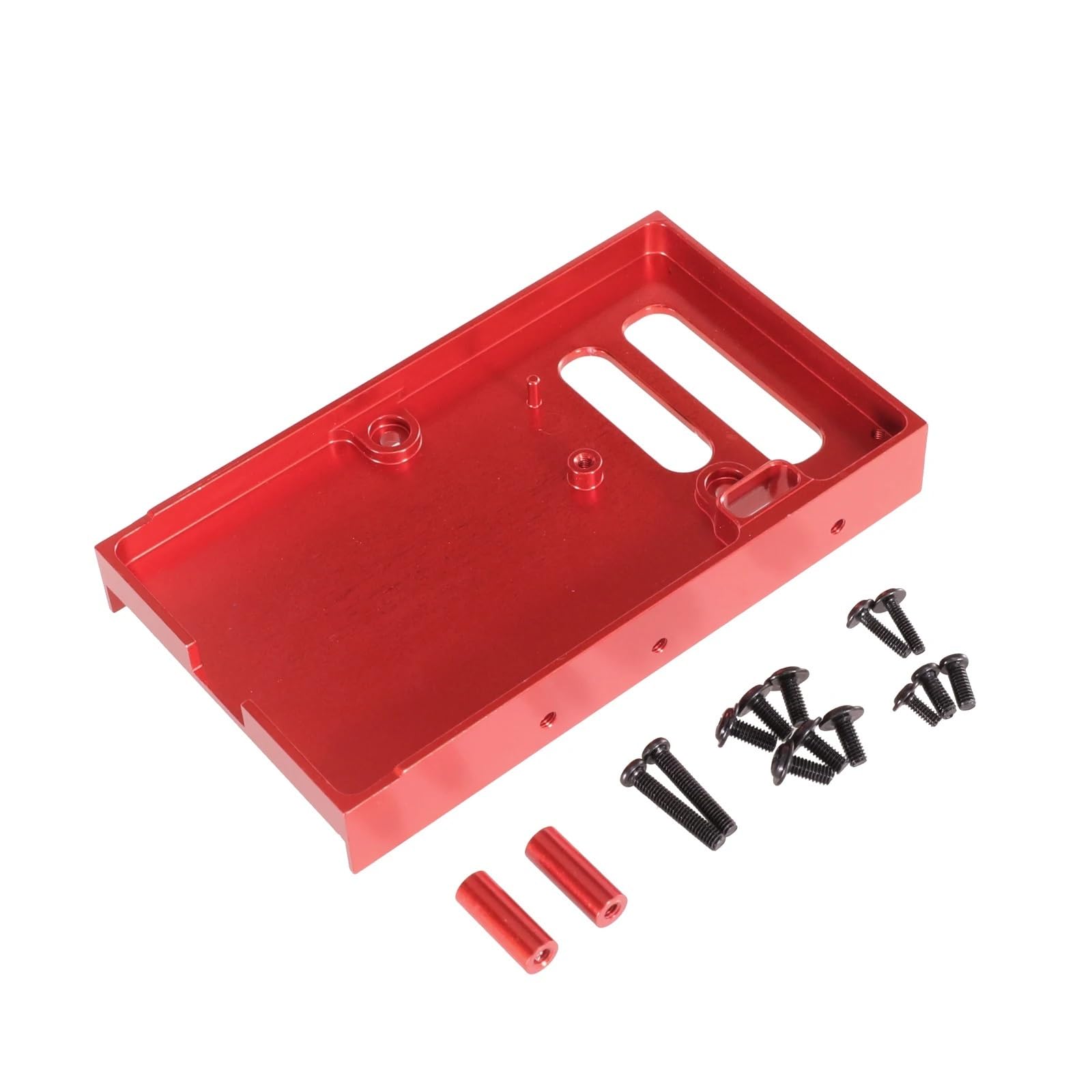 PLOQAZEH Für MN 1/12 Für MN99S Für MN98 Metall Front Bin Für Platine Fest Für Sitz RC Fernbedienung Auto Upgrade DIY Teile Geändert Zubehör RC Autoteile(Red) von PLOQAZEH