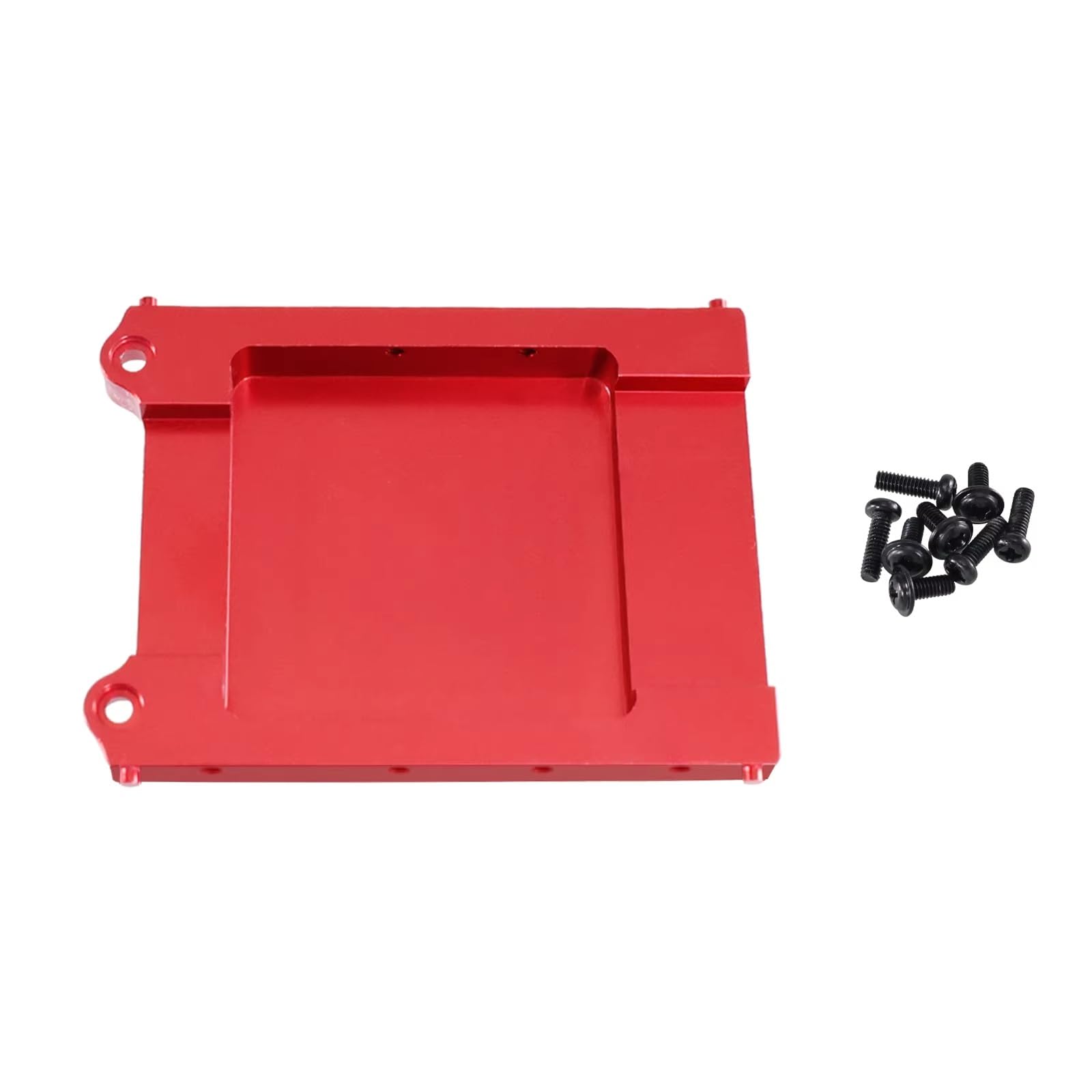 PLOQAZEH Für MN168 Für MN78 1/12 RC Auto Metall Heckklappe Heckträger Upgrade Für Chassis Rahmen Fernbedienung Auto Ersatzteile RC Autoteile(Red) von PLOQAZEH