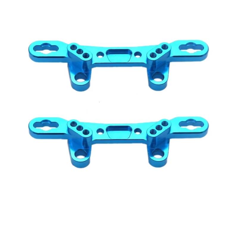 PLOQAZEH Für Tamiya Für TT-02 1/10 Metall Vorne Hinten Shock Tower Dämpfer Bleiben RC Auto Upgrade Teile Fernbedienung Auto Ersatz Teile RC Autoteile(2 pcs) von PLOQAZEH