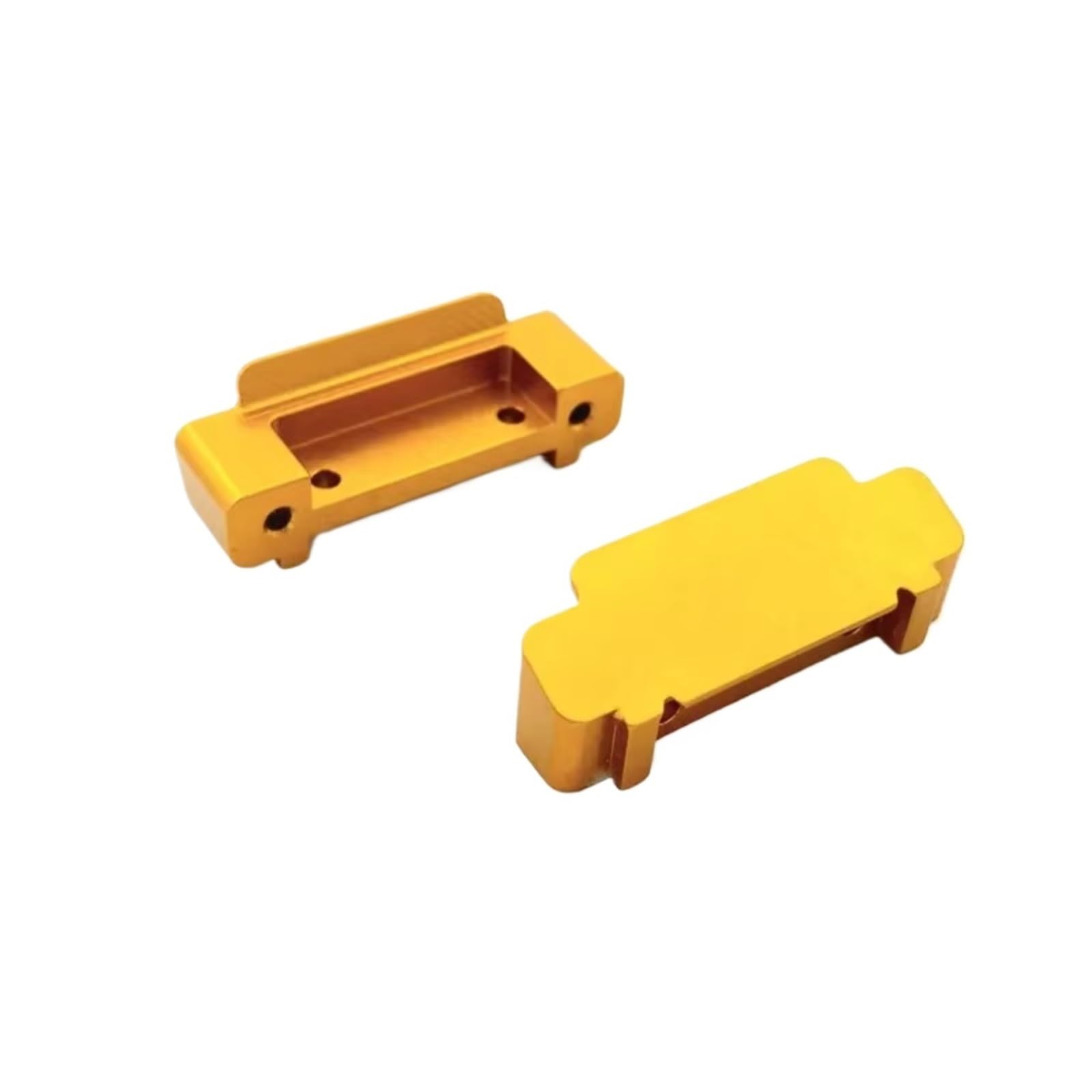 PLOQAZEH Für Wltoys A959-B A969-B A979-B 1/18 Fernbedienung Auto 1 Paar Vordere Und Hintere Stoßfänger Upgrade Teile Und Zubehör RC Autoteile(Yellow) von PLOQAZEH