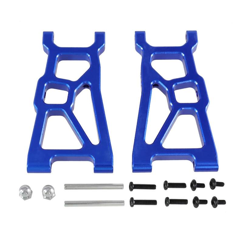 PLOQAZEH Für ZD Für Racing DBX-10 1/10 Metall Front Lower Arm Vorne Für Schaukel Arm RC Fernbedienung Auto Für Wüste Geländewagen Upgrade Zubehör RC Autoteile(Blue) von PLOQAZEH