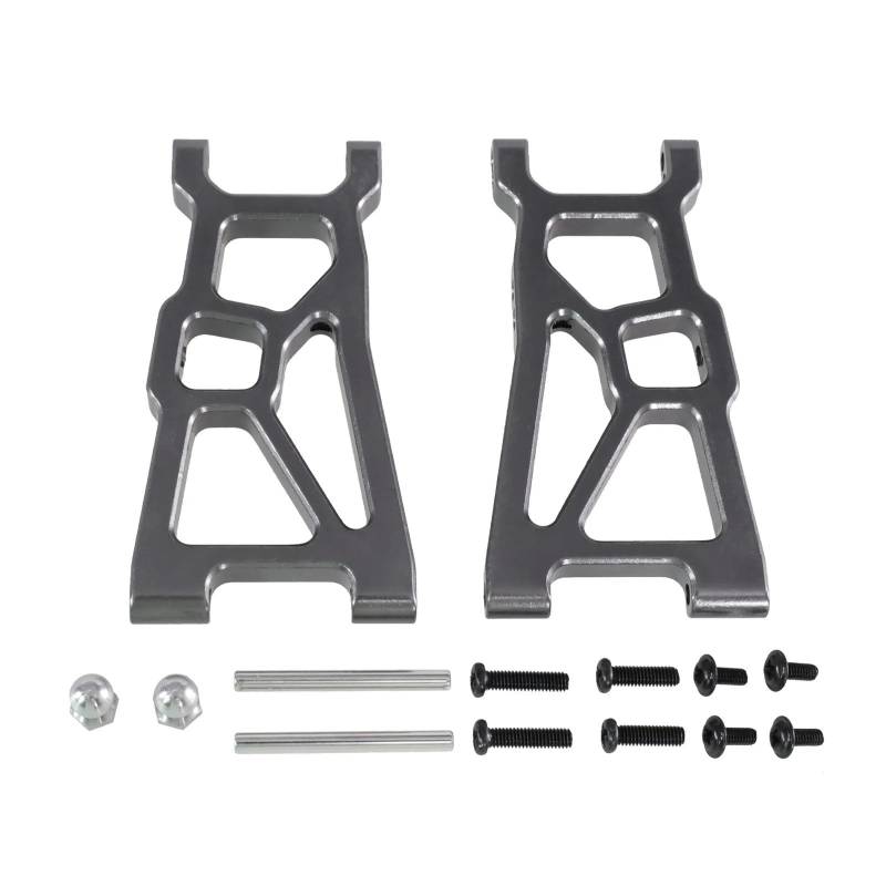 PLOQAZEH Für ZD Für Racing DBX-10 1/10 Metall Front Lower Arm Vorne Für Schaukel Arm RC Fernbedienung Auto Für Wüste Geländewagen Upgrade Zubehör RC Autoteile(Titanium) von PLOQAZEH