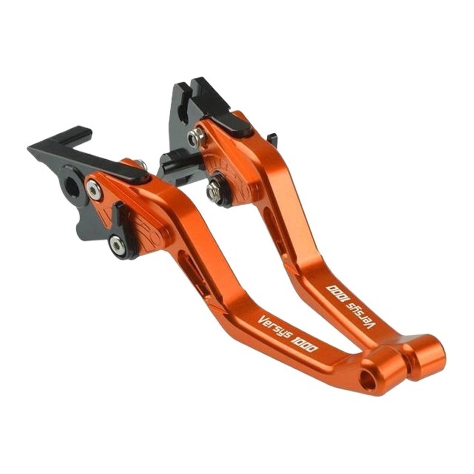 PLSMHO Einstellbare Motorradbremskupplungshebel, Ersatzteil, Griffhebel, Zubehör für Kupplungsbremsgriffhebel, Für Kawasaki VERSYS1000 VERSYS 1000 2015-2020(Orange) von PLSMHO