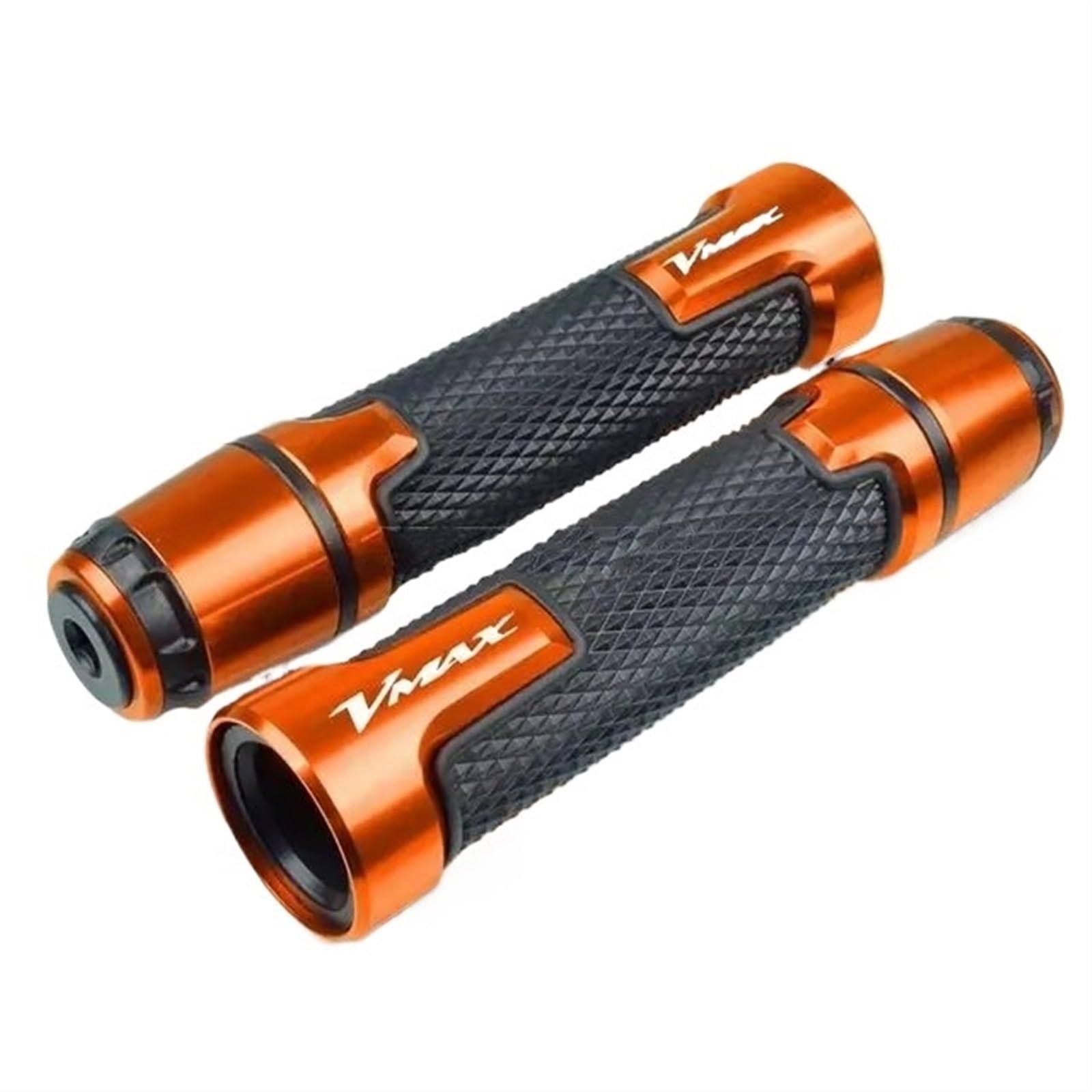 PLSMHO Motorrad-Gasgriffgriffe Ersatzteil Lenkergriffe Powersports-Griffe Zubehör für Ya&ma&ha VMAX 2009-2016 V-MAX vmax V-max 2013-2015(Orange) von PLSMHO