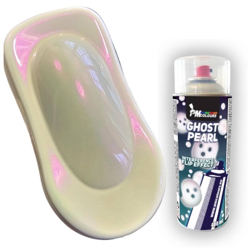 PMColours Irisierender Flip-Flop Ghost-Effekt Perlmutt MultiColor Farbe, Sprühdose 400 ml (lila Mystic Violet) von PMColours